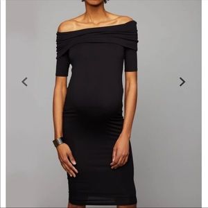 A Pea in the Pod maternity dress black M NWT